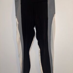 Athleta Black and Gray Leggings